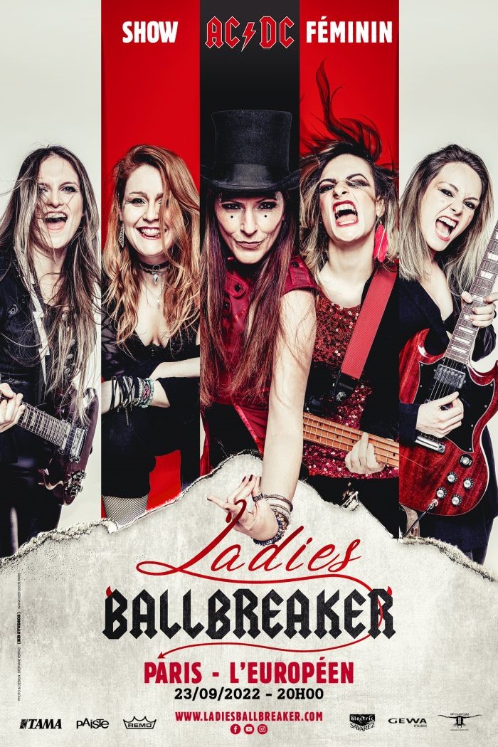 Ladies Ballbreaker, Show AC/DC féminin, le 23/09 à Paris
