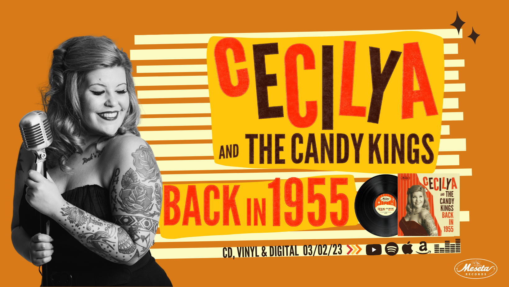 Retour dans les fifties avec Cecilya & The Candy Kings